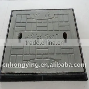 Square 500 Water Steel Fiber Manhole Cover thumbnail-1