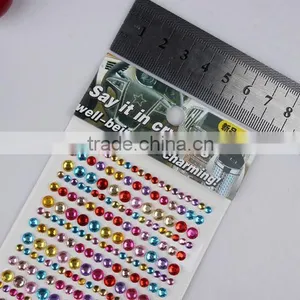 Various Color Acrylic Sticker,crystal Sticker,acrylic Stone Sticker thumbnail-3