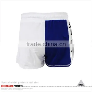 BLUE AND WHITE PRINTED MMA SHORTS WITH HIGH QUALITY AND FASHION DESIGN thumbnail-2