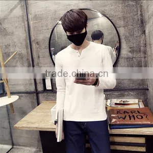 2016 Wholesale High Quality Short Sleeve V-neck T-shirt for Men thumbnail-4