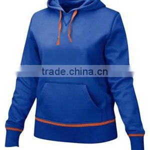 Wholesale High Quality Customise Plain Pullover Hoodie for WOMEN thumbnail-1