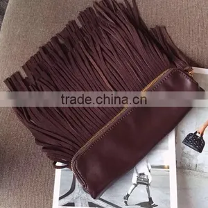 DY0107Z Euro Fashion Ladies Fringe Shoulder Bag Tassels Bag thumbnail-3