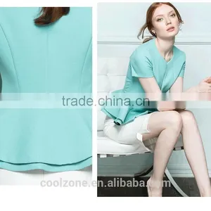 Women Summer Two Pieces Business Suits Office Lady Uniform thumbnail-3