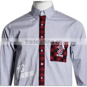 BSCI/SA8000 Executive Solid Latest Shirt Designs for Men Casual Shirt Men's Dress Shirt thumbnail-6