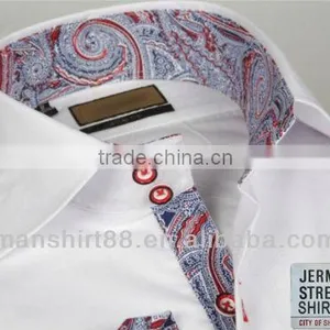 Latest Fahsion Slim Fit Custom Shirting Factory Mens Casual Shirt thumbnail-1
