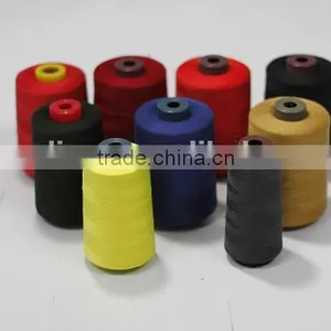 Dyed Meta-aramid Sewing Thread Ne40S/3/Fireproof Sewing Thread/fireStop Aramid Thread thumbnail-5