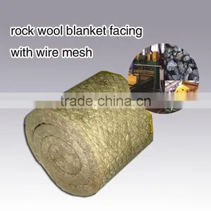 64kg/m3 Rock Wool Blanket Backed With Hexagonal Wire Mesh thumbnail-1