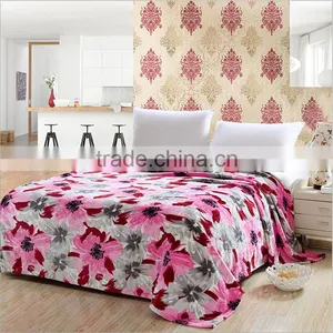 Four Seasons Flannel With Thick Carpet Double Coral Fleece Blankets thumbnail-1