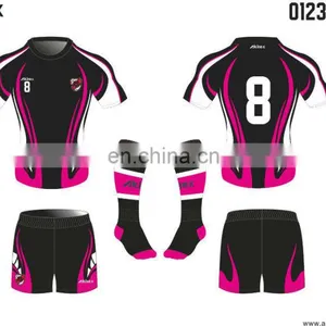 2016 Wholesale Custom Sublimation Rugby Jersey for Any Logo thumbnail-1