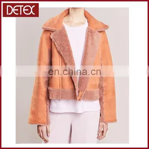 Reversible Woman Genuine Real Leather Jacket thumbnail-3