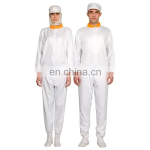 Mandarine Collar Working Suit/ OEM Food Factory Clothing thumbnail-1