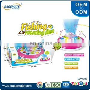 Kids Plastic Electric Fishing Rotating Disc Game thumbnail-1