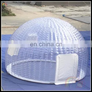 China Suppliers Outdoor Transparent Inflatable Circle Tent Inflatable Dome Marquee Tents Igloo Tent For Sale thumbnail-1