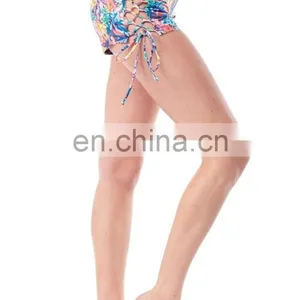 Women's Athletic Compression Shorts Fitness Sports Gym Elastic Yoga Shorts thumbnail-2