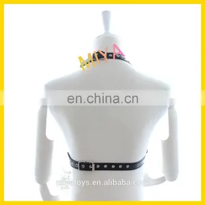 Leather Womens Fetish Cage Bra Harness thumbnail-3