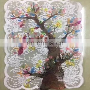New Popular Embroidery Milk Silk Mesh Printing Lace Design thumbnail-2