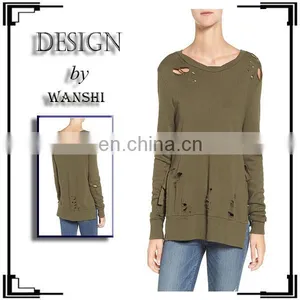 Newest Women Wear Long Sleeve Shirt Cotton & Modal Fabric Ladies Tops thumbnail-1