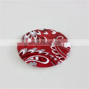 New Cheap Product Fancy Personaized Portable Compact One-way Pocket Round Metal Mirror thumbnail-6