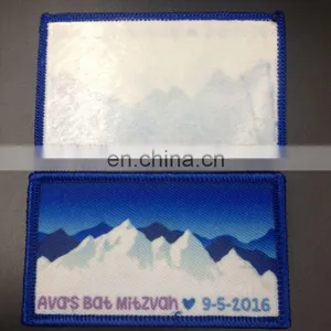 New Arrival 2017 Manufacturer Export Parches Brand Custom Iron Woven Patch thumbnail-2