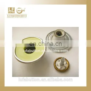 Enameled Denim Button With Rivets thumbnail-1