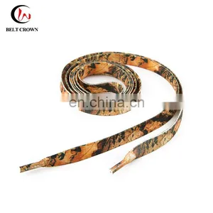 Factory Promotional Gift Polyester Custom Design Sublimation Printed Shoelaces thumbnail-3
