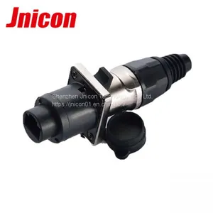 Industrial Ip45 Waterproof Rj45 Signal Socket and Plug for Led Display thumbnail-4