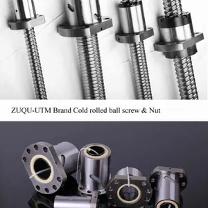 Customised Length Ball Screw Cnc Rolled Ball Screw OEM 1605 Ball Screw thumbnail-1
