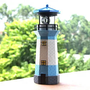 SOLAR LIGHTHOUSE Polyresin GardenFashionabl Decoration Soalr Light Angel Season Powered Soalr Garden Stake Lights thumbnail-5