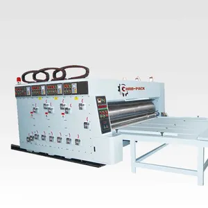 Chain Feed Flexo Printer Slotter Die Cutter Machine With Stacker thumbnail-1