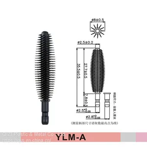 4d Fiber Lash Disposable Silicone Plastic Black Eyebrow Mascara Facial Private Label Tube Brush Wands Bottle Packaging de Soldar Buceo Waterproof With Cap for Eyelash Extensions thumbnail-2