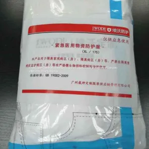Wholesale Waterproof Protective Gown, Manufacturer PPE Hooded Coveralls Suit thumbnail-3