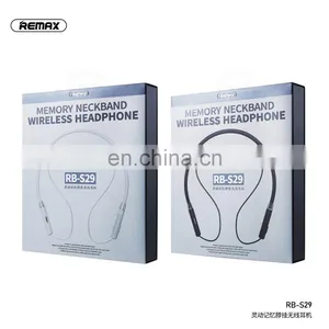 Remax 2020 New Arrival Linton Series Neckband U-shaped Memory Collar Wireless Earphone Headphone thumbnail-5