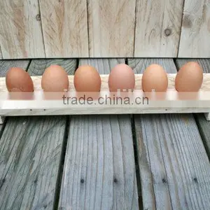 Custom Made Painted Color and Logo Solid Wooden Egg Holder thumbnail-4