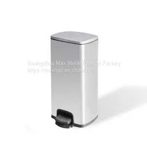 MAX-B230 Metal Pedal Trash Bin 30l Garbage Bin Foot Pedal Bin Malaysia thumbnail-1