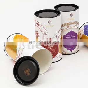 Custom Printed Cylinder Chocolate Boxes Paper Cylinder Packaging Box thumbnail-3