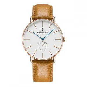 Stainless Steel Water Resistance Women Watches Man Ultrathin Quartz Watch thumbnail-1