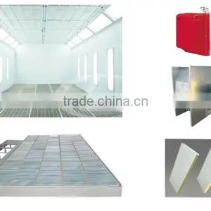 Wide Varieties Rock Wool Wall Panel Automatically Air Controlled Damper Thermal Car Spray Paint Booth (GL3000-B1) thumbnail-6