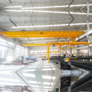 European Style 10 Ton Double Girder Overhead Crane Traveling Hoist Trolley Crane thumbnail-4
