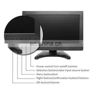 Hot Sell 12 15 17 Inch POS System Using CE / KC Certificated Pos Stand Tough Screen Monitor for pc Computer thumbnail-4