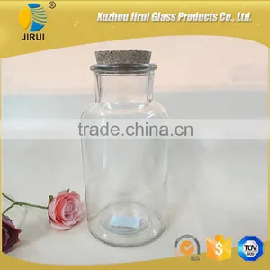 600ml Clear Glass Wishing Bottle With Wishing Stars thumbnail-1
