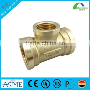 Copper Facing Reducer Pipe Tube Seamless Stainless Steel Tee thumbnail-1