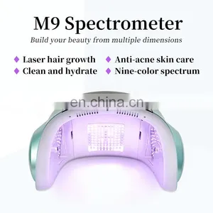 LED Light Pdt Skin Whitening Device 9 Colors 3d Laser Hair Growth Led Hot And Cold Spray Skin Care Beauty Machine With Steamer thumbnail-2