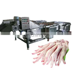Chicken Paw Skin Remover Chicken Feet Skin Peeling Processing Machine Line thumbnail-1