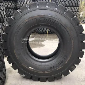 Goodyear Brand Oriented Smooth Pavement Tire 16.00-24 Construction Machinery Tire 1600-20 thumbnail-2