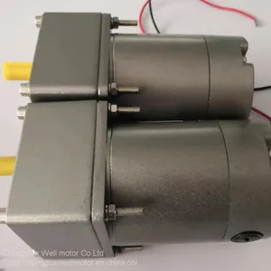 90 Degree DC Geared Motor Brush DC Geared Motor 60mm 6w 10w 15w 25w 30w 40w 6v 12v 24v 36v 48v 100v 200v 220v Big Torque thumbnail-2
