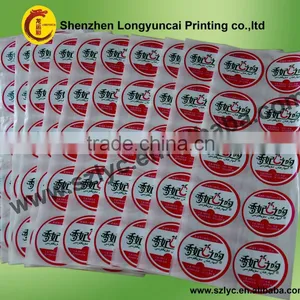 Hot Sales Customized Food Fancy Adhesive Label Sticker thumbnail-1
