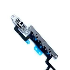 Flex Volume For IPhone X Mute & Volume Button Switch Key With Metal Parts Charging Flex Cell Phone Parts thumbnail-5