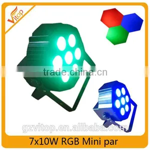 2017 Wholesale Led Light Mini Par Light Rgb 3in1 7x9w Stage Mini Led Par Light thumbnail-1