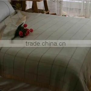 Spanish Soft Pure Woven Wool Throw Blanket thumbnail-2