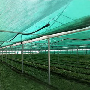Plastic 145gsm Green Color 6 Needles Shade Net, With Eyelet, High Quality, Sunshade and Cooling ，agriculture Net，Courtyard Awning,greenhouse Tool thumbnail-1